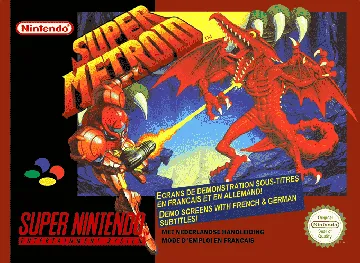 Super Metroid (Europe) (En,Fr,De) box cover front
